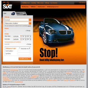 SIXT Biludlejning