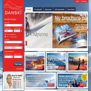 Danski skirejser - Billig kør selv skiferie til spændende destinationer