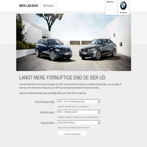 BMW firmabil - Erhvervsleasing Beregner